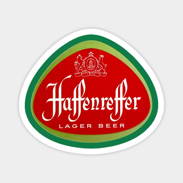 Haffenreffer Lager Beer Magnet by MindsparkCreative