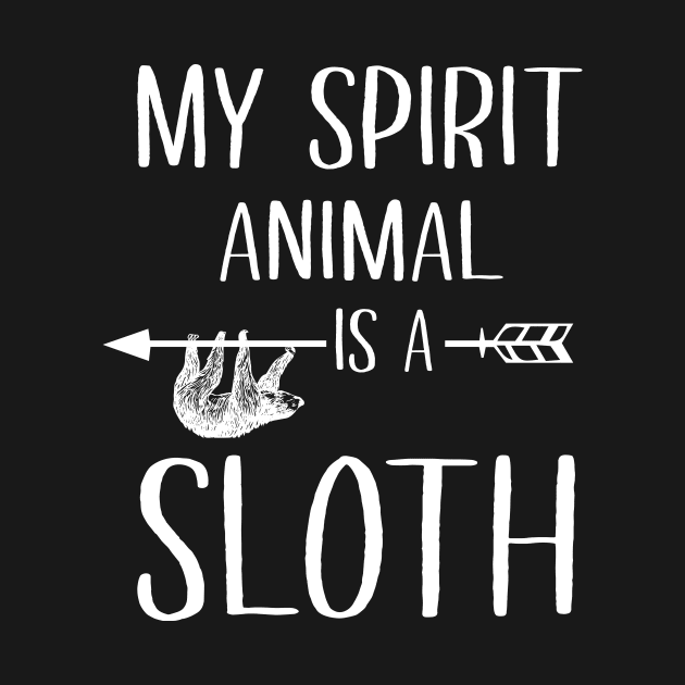 My Spirit Animal Is A Sloth by amalya