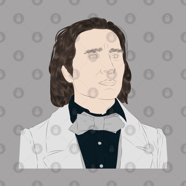 Franz Liszt - Portrait by LiLian-Kaff