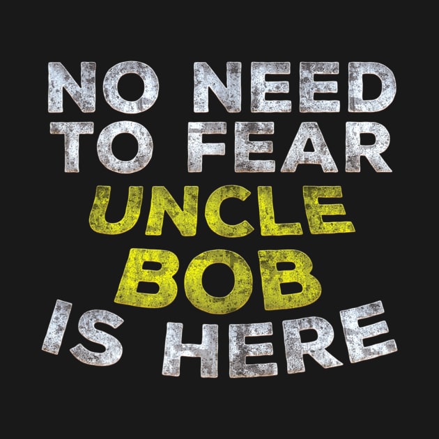 BOB Funny Uncle Gift Family Graphic Tee Name Text by Olegpavlovmmo