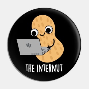 The Internut Funny Internet Peanut Pun Pin