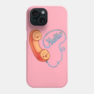 Vintage Phone saying Hello Phone Case