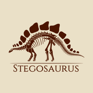 Stegosaurus Skeleton T-Shirt