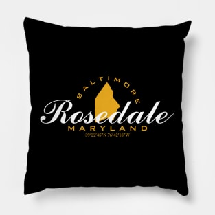 Rosedale, Maryland Pillow