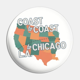 Coast to Coast Pin