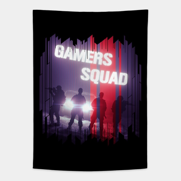 Gamers Squad Tapestry by Tarasevi4