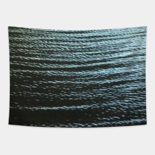 SILVER AND BLACK SHADES OF THE SEA DESIGN Tapestry