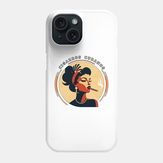 Cigarros Cubanos Cuban Cigars Phone Case by Underground Cargo