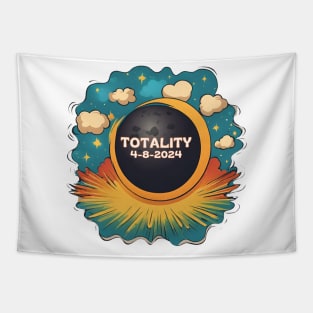 Totality 4-8-2024 Total Solar Eclipse Tapestry