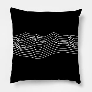 Mountain Wave lines Pillow