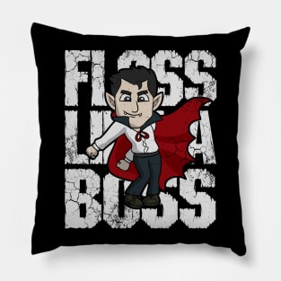 Halloween Vampire Floss Like A Boss Pillow