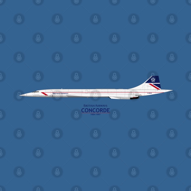 British Airways Concorde 1984 To 1997 by SteveHClark