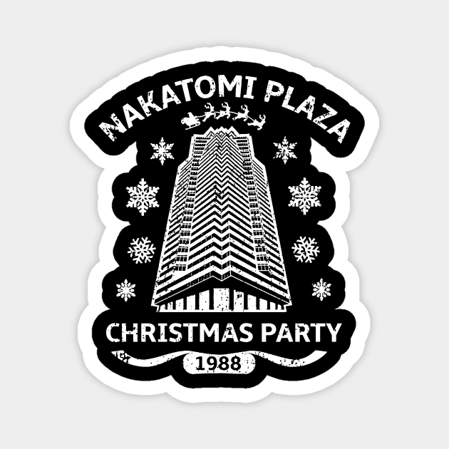 Hans Gruber Nakatomi Plaza Magnet by fellfreestuffstudio