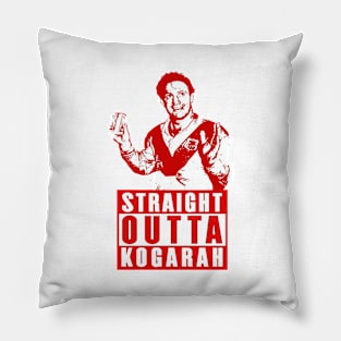 St George Dragons - Johnny Raper - STRAIGHT OUTTA KOGARAH Pillow