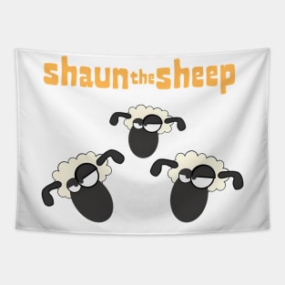 Vintage Sheep TV Series Cartoon The Shaun Tapestry