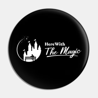 Here With the Magic Logo Pin