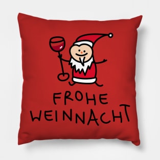 Santa Claus with wine Pillow
