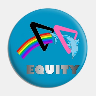 Equity Dolphin Pin