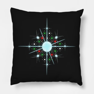 Snowy Christmas snowflake crystal snow lover Pillow