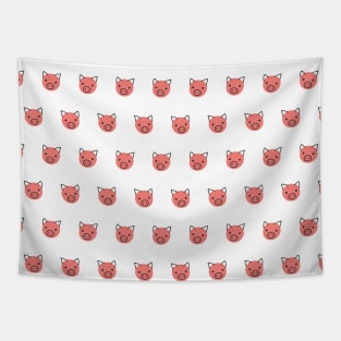 Polka Dot Pigs Tapestry