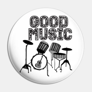 Good music tee design birthday gift graphic Pin