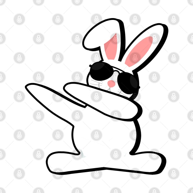Bunny Hiphop Dabbing Dance - Funny Easter Day Gift by wonderws