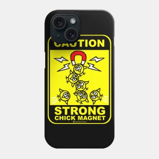 Caution! Strong Chick Magnet Phone Case