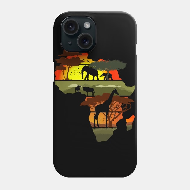 Africa Phone Case by Nerd_art