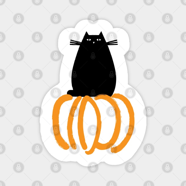 Happy cat halloween, Halloween 2022, Halloween gifts for women Magnet by Myteeshirts