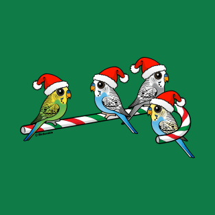 Christmas Budgies T-Shirt