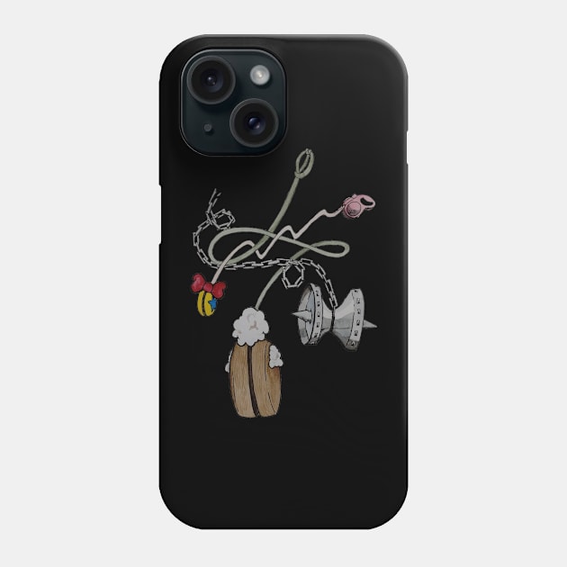 Dog Walker Phone Case by Sweet K