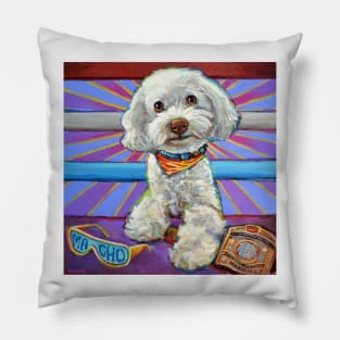 Savagely Adorable Macho Dog Pillow