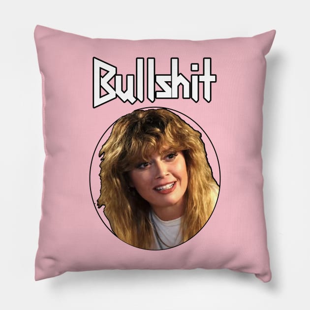 Natasha Lyonne Bullshit Pillow by Ladybird Etch Co.