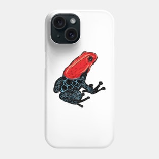 Artwork of a Poison Dart Frog III Phone Case