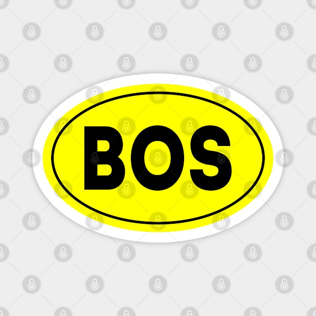 BOS Airport Code General Edward Lawrence Logan International Airport Boston USA Magnet by VFR Zone