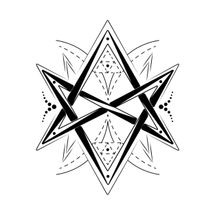 Unicursal Hexagram | Pagan Symbol T-Shirt