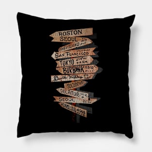 MASH 4077 Signpost Pillow