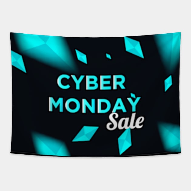 Cyber Monday Tapestry by Hashop