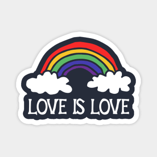 Love is Love rainbow Magnet