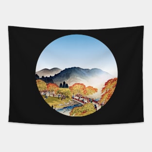 Ukiyo-e Takao Autumn View Tapestry