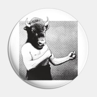 Minotaur Old School Pin