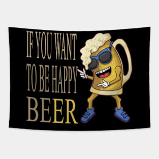 Happy Beer Tapestry