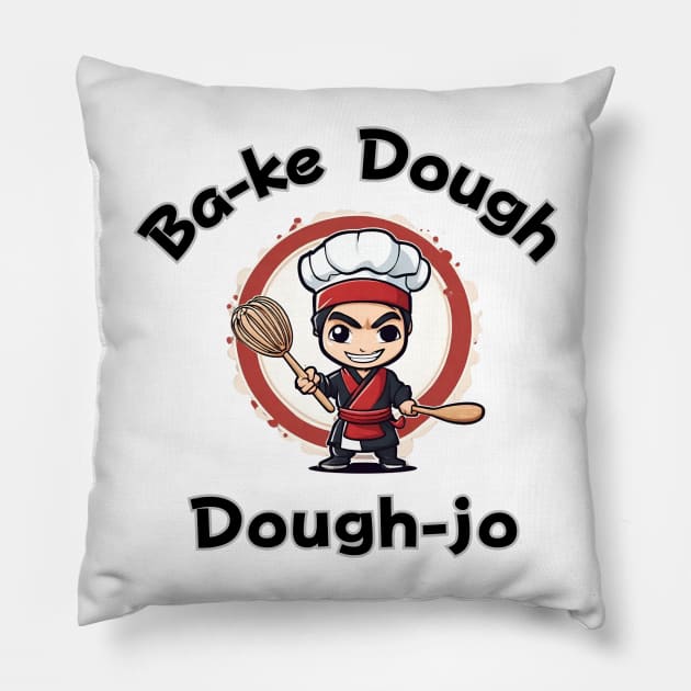 Funny, Ninja baker Pillow by T-Crafts