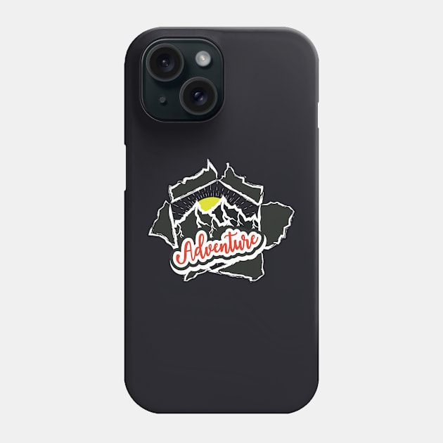 Adventure Phone Case by T-Shirt Attires