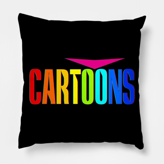 Cartoons! Pillow by Doc Multiverse Designs