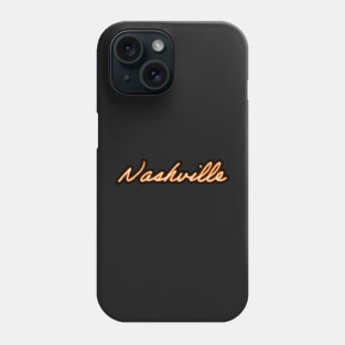 Neon Nashville - Orange Phone Case