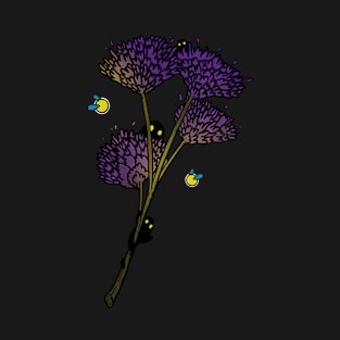 Flowers, Fireflies, Friends T-Shirt