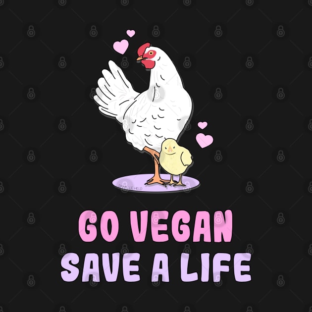 Go vegan, save a life by Danielle