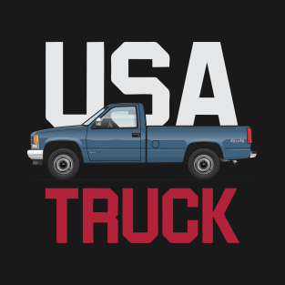 USA Truck 1 LWB Blue T-Shirt