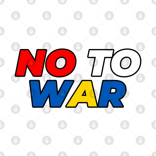 NO TO WAR by YourRequests